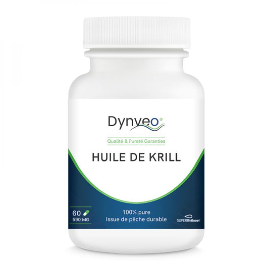 Huile de Krill pure 590 mg - 60 gélules - Dynveo