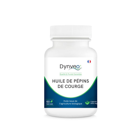 Huile de pépins de courge bio - 60 capsules - Dynveo