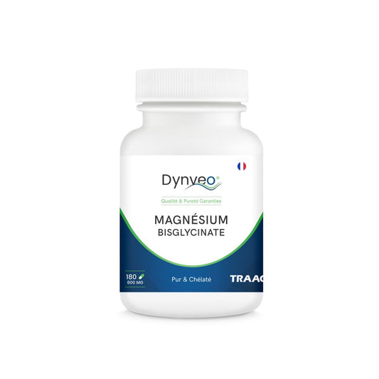 Magnésium bisglycinate 800 mg - 180 gélules - Dynveo