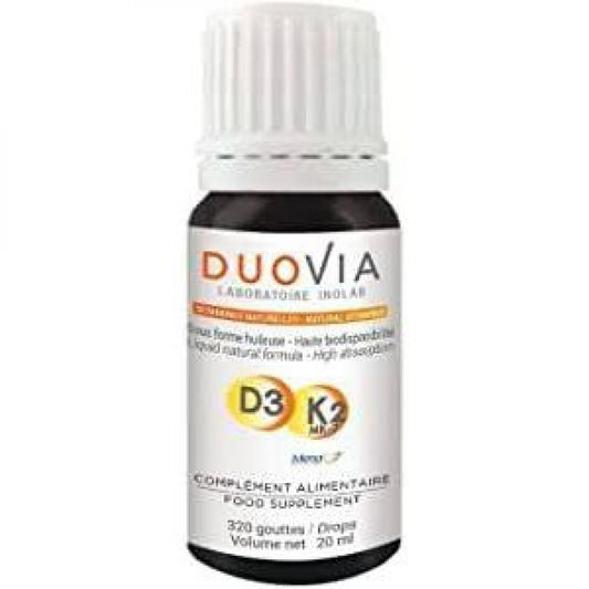 Vitamines D3-K2-MK7 - 20 ml - Duovia - Inolab