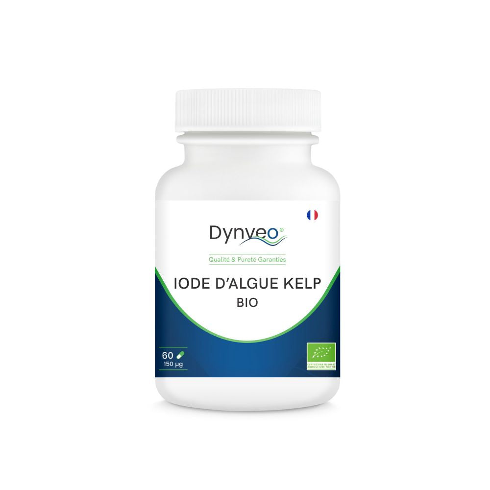 Iode d'algue de kelp bio - 60 gélules - Dynveo