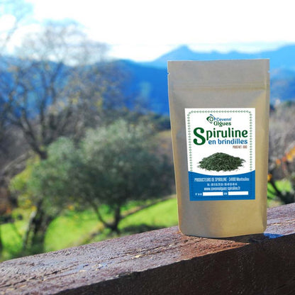 Spiruline séchée en brindilles - 100g - Cevenn Algues