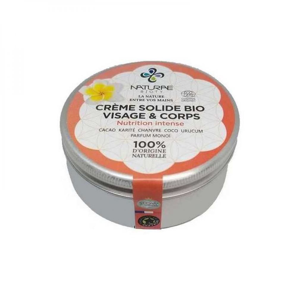 Crème solide bio visage/corps - 70g - Naturae Bioty